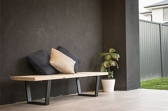 Stylish Outdoor Bench